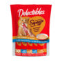 Delectables squeeze up 10 count variety pack. Chicken and Tuna & Shrimp lickable cat treats. Hartz SKU# 3270050426