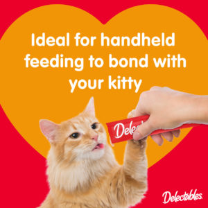 Delectables squeeze ups are ideal for handheld feeding.