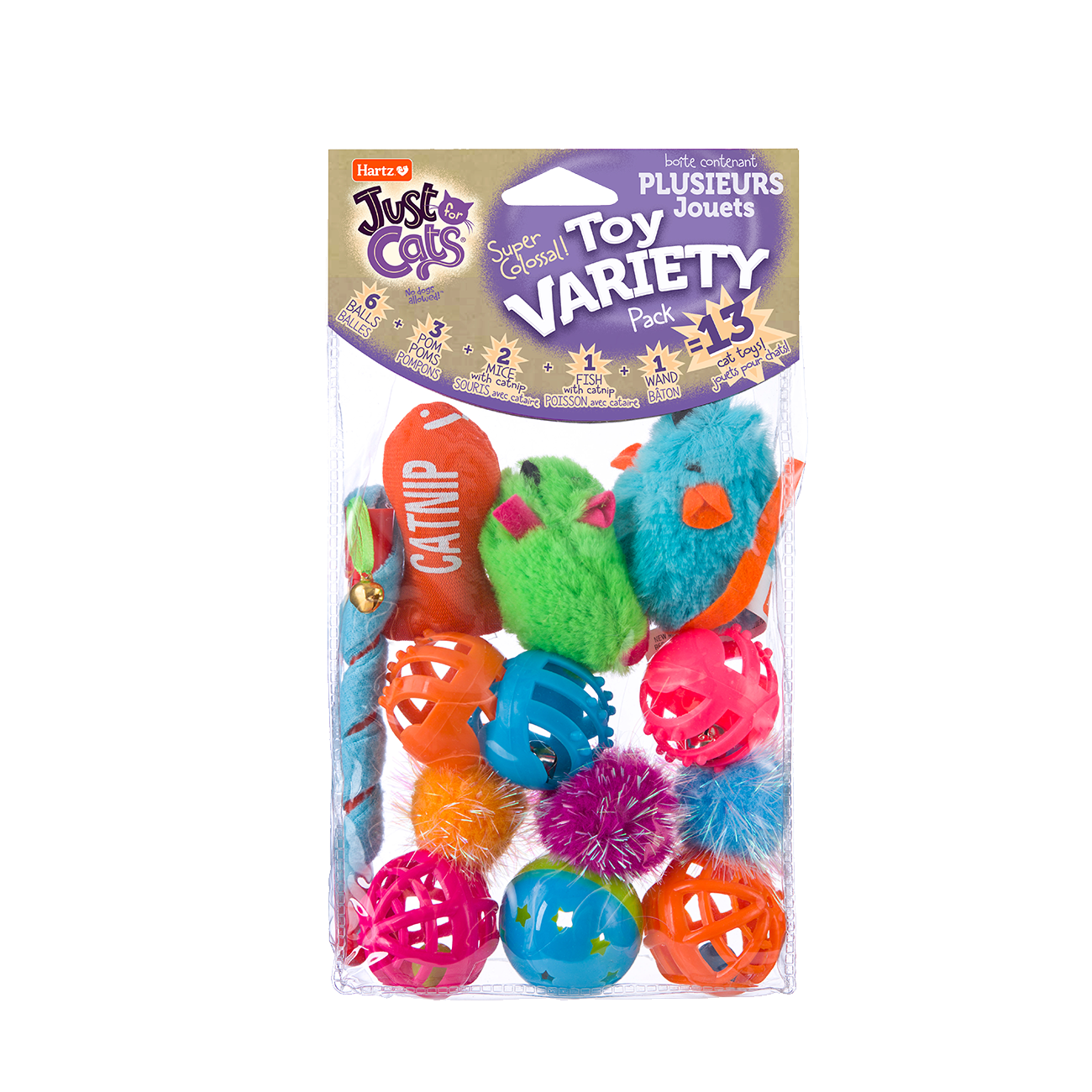 Hartz Just For Cats® Bizzy Balls® Cat Toy