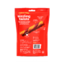 Hartz Oinkies Porkalicious dog treats. Sizzling twists. Back of package. Hartz SKU# 3270015376.