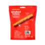 Hartz Oinkies Porkalicious smoked twists pork dog treat, 20 pack. Back of package. Hartz SKU# 3270015377