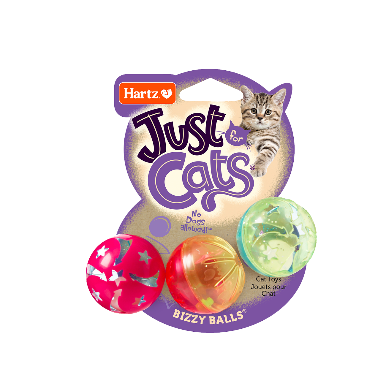 Hartz Just For Cats® Bizzy Balls® Cat Toy