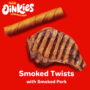 Oinkies smoked twists. With smoked pork.