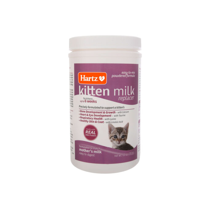 Hartz Kitten Milk replacer. Nutrition for cats.