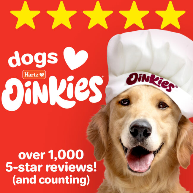 Hartz Oinkies Smoked Twists. Over 1,000 5 star reviews.