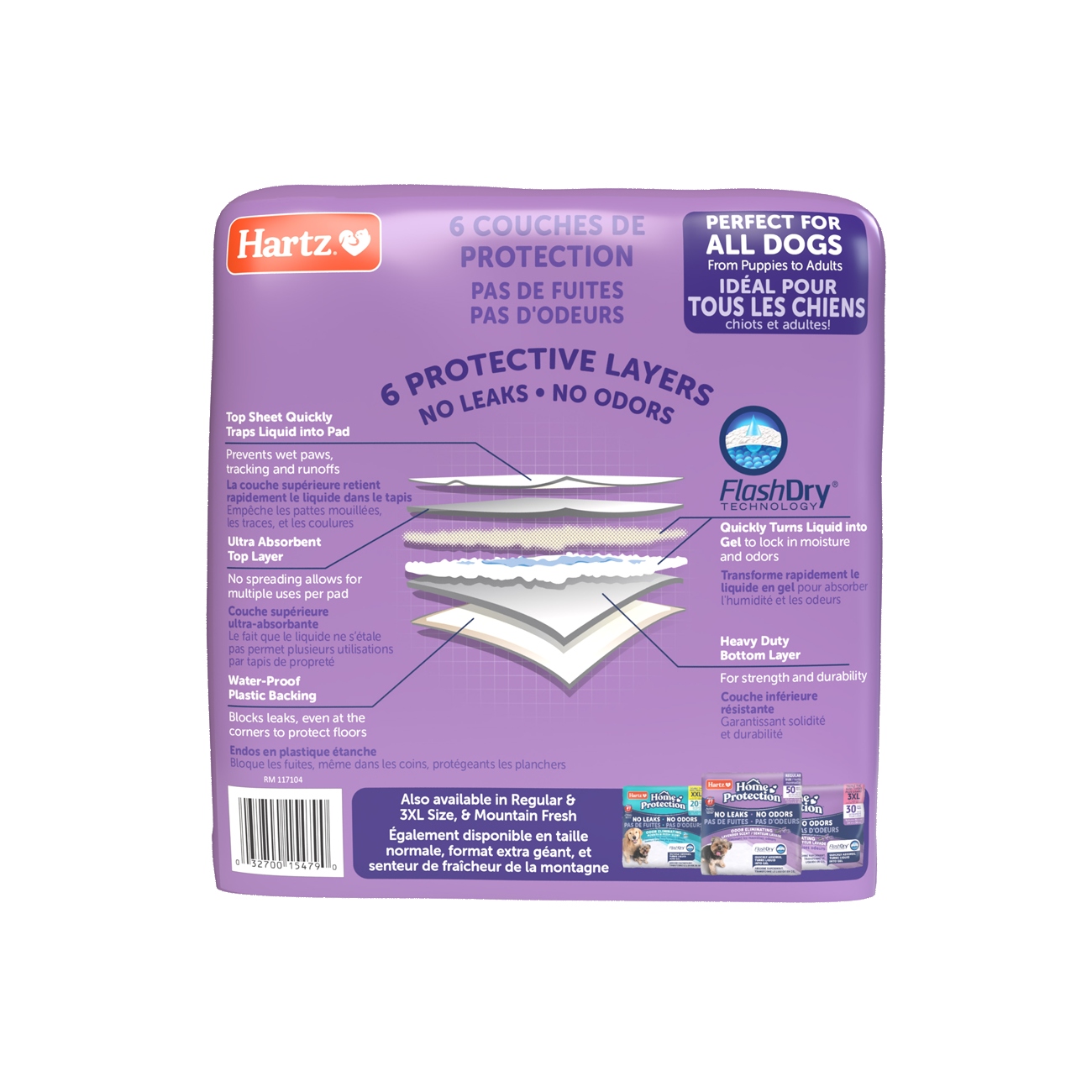 Hartz lavender sales dog pads