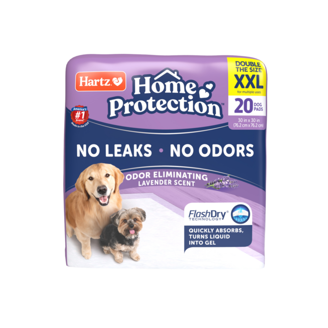 Hartz® Home Protection™ XXL Odor Eliminating Dog Pads 20 Count - Lavender Scent