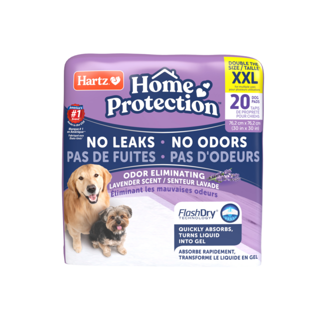 Hartz® Home Protection™ XXL Odor Eliminating Dog Pads 20 Count - Lavender Scent