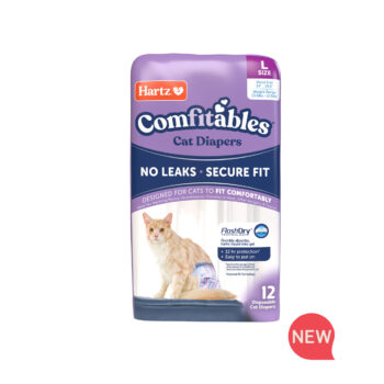 NEW! Comfitables cat diapers. Hartz SKU# 3270013035.