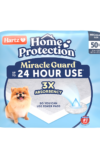 Hartz Home Protection Miracle Guard extra absorbent regular size dog pads. Front. Hartz SKU# 3270013096.