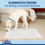 Lasting unscented freshness makes this an odor preventing dog pad