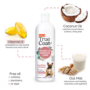 Hartz True Coat Short & Smooth Coat soothing dog shampoo with oat milk, coconut oil, and vitamin E for dogs.