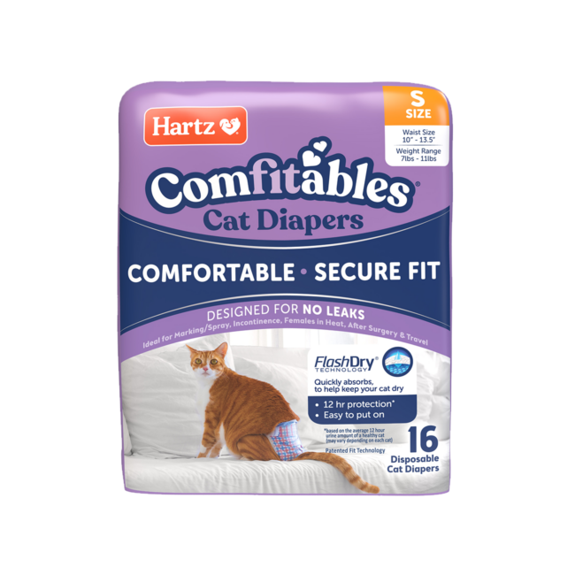 Comfitables Cat Diapers Size S Front