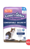Hartz Comfitables Cat Diapers Size M, front of packaging, NEW