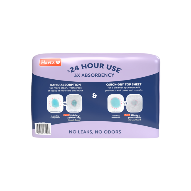 Hartz® Home Protection™ Miracle Guard™ Lavender Scented Extra Absorbent Dog Pads 25 count