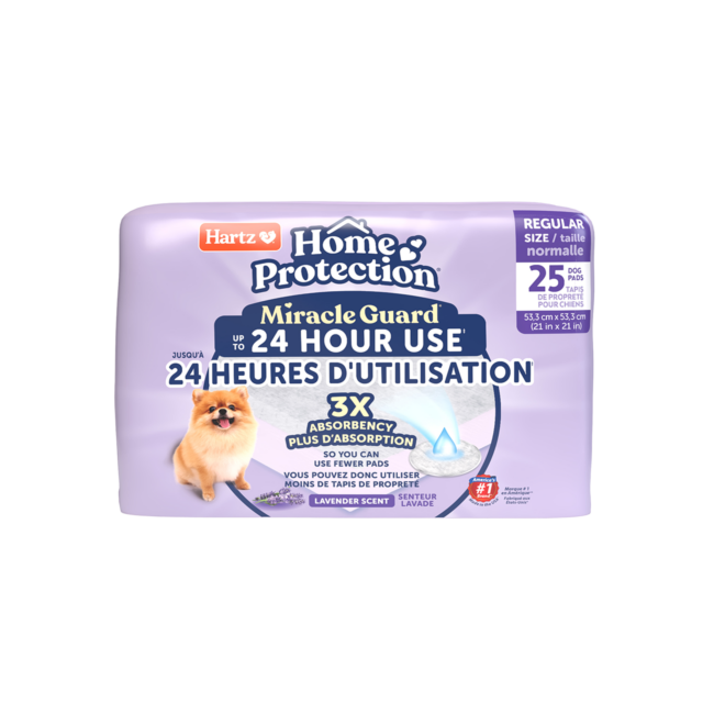 Hartz® Home Protection® Miracle Guard® Lavender Scented Extra Absorbent Dog Pads - 25 count