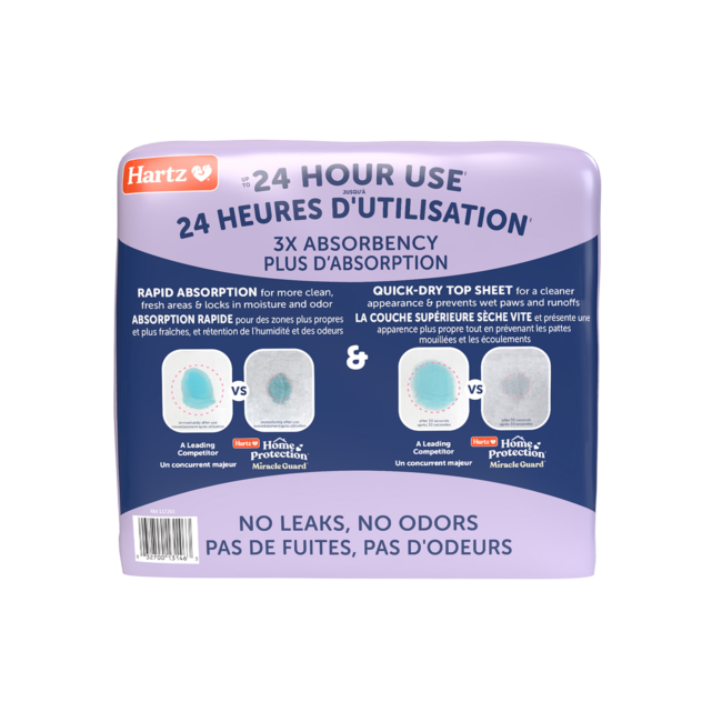 Hartz® Home Protection® Miracle Guard® Lavender Scented Extra Absorbent Dog Pads - 50 count