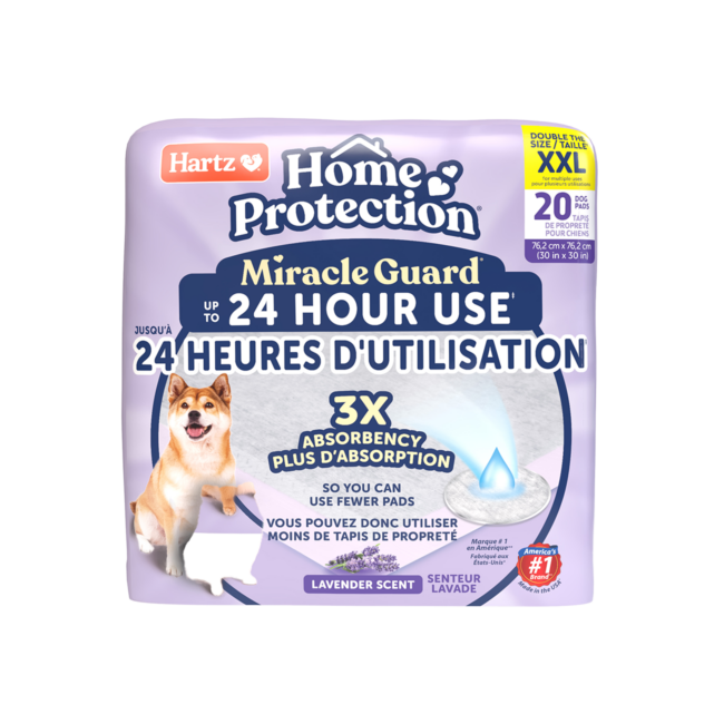 Hartz® Home Protection® Miracle Guard® Lavender Scented Extra Absorbent Dog Pads - XXL - 20 count