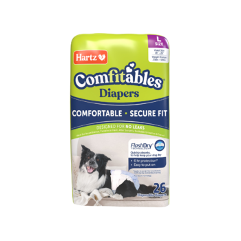 Hartz® Comfitables® Dog Diapers, Size L, 25 - 55 lbs. - 26ct