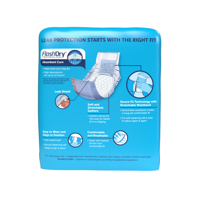 Hartz® Comfitables® Dog Wraps, Size S, 7 - 15 lbs. - 40ct
