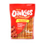 Hartz Oinkies Real Meaty Chews Bacon-Wrapped Twists. Front of package. SKU# 3270015921