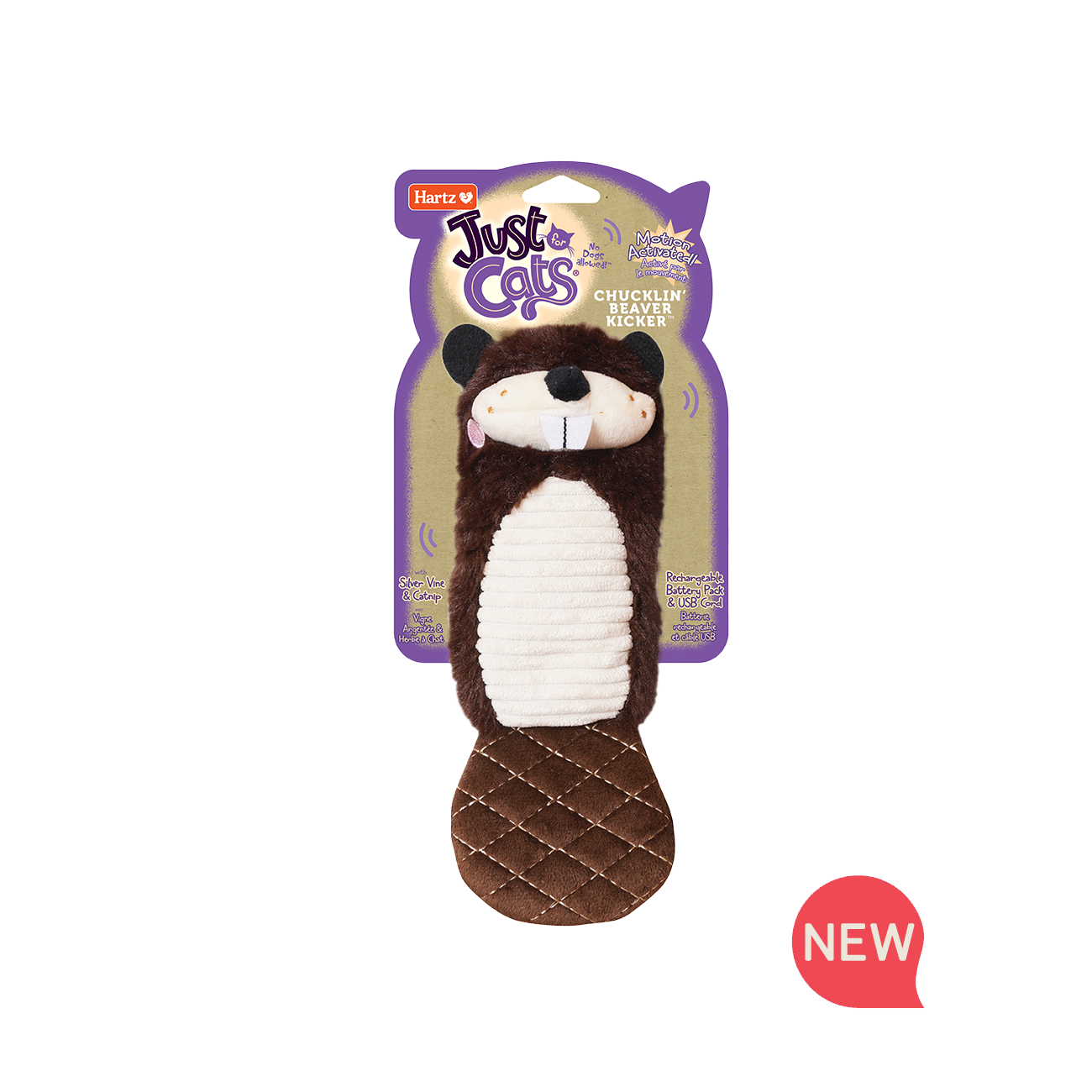 Hartz® Just for Cats® Chucklin' Beaver Kicker™ Cat Toy | Hartz