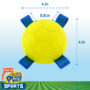 Hartz Dura Play Sports Soccer Dog Toy Dimensions