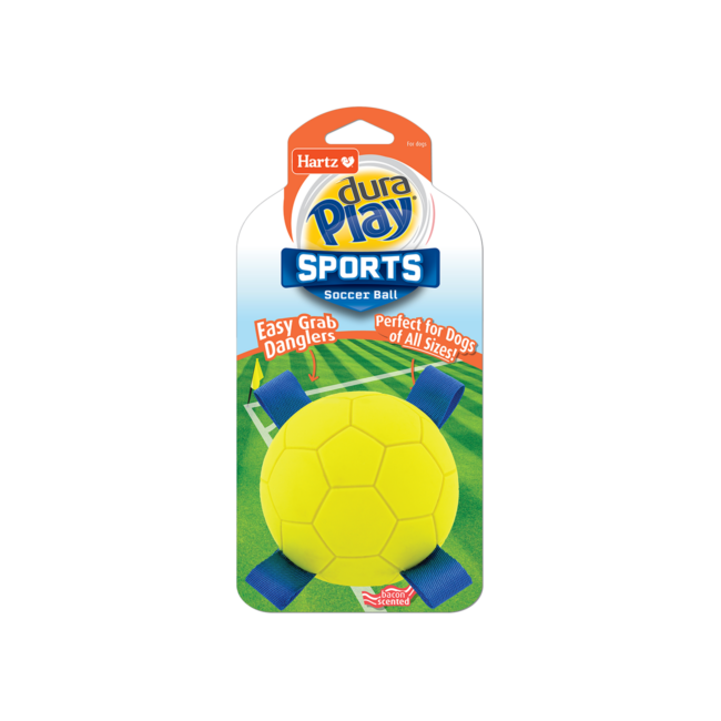Hartz Dura Play Sports Soccer Ball Dog Toy