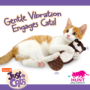 Hartz Just for Cats Chucklin’ Beaver Kicker Cat Toy Gentle Vibration Engages Cats