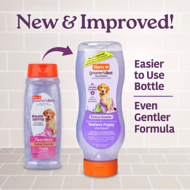 New extra gentle puppy shampoo
