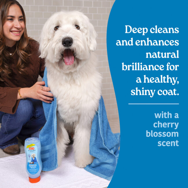 Hartz groomers best gentle brightening shampoo.