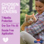 Chosen by cat lovers. 7 months of flea protection