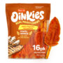 Hartz Oinkies Meaty Wings, with 100% real chicken. Wing-shaped chew made without beef rawhide. Hartz SKU 3270013307